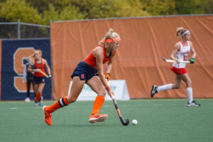 Carolin Hoffmann finished second on Syracuse in goals last season with five goals.