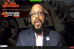Adolphus Belk Jr., who graduated from Syracuse in 1997, was a panelist during Black Oranges' webinar on Tuesday night.
