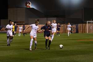 Against No. 1 North Carolina in its home opener, Syracuse suffered its fourth consecutive scoreless loss of the season. 