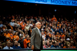 Jim Boeheim (pictured last season) announced he's out of quarantine Friday after he previously tested positive for COVID-19.