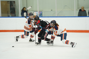 Syracuse had seven penalties in the 3-2 overtime loss to Colgate.