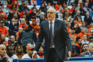 Jim Boeheim (pictured last season) and Syracuse men's basketball will play the season opener against Bryant as scheduled.