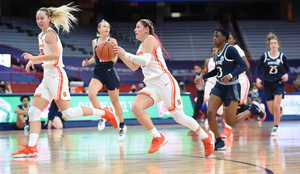 Syracuse defeated Penn State this weekend in the Carrier Dome, 82-72, to remain undefeated.