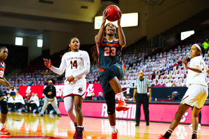 Kiara Lewis had a season-high eight assists, in addition to her 20 points, in Syracuse's win over BC. 