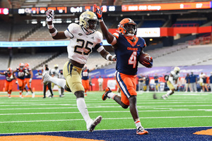 Syracuse wide receiver and special teams returner Nykeim Johnson won second-team All-ACC awards.  