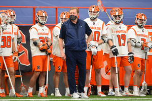 Head coach John Desko said it was his decision to reinstate Chase Scanlan, and that the attack practiced with SU today.