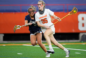 At Syracuse, Ehle has already scored five times and tallied 12 assists.