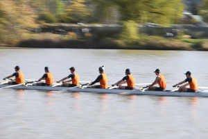The Syracuse men's varsity 8 are ranked third in the nation after a sweep over Northeastern, Wisconsin and Boston University.