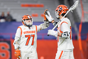 Owen Hiltz added nine points, the most by an SU player since 2015.