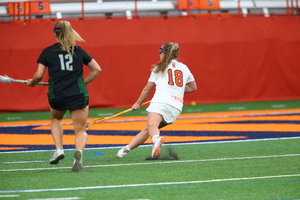 Meaghan Tyrrell was one of eight Syracuse players selected to the IWLCA's All-Region team Wednesday. 
