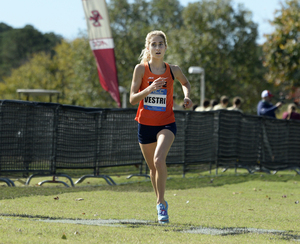 In the women’s race, Vestri finished 30.7 seconds ahead of the second-place runner, which was the largest single gap between runners in the entire invitational.