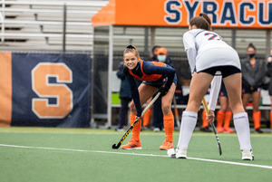 Pleun Lammers leads Syracuse in scoring with 11 points and five goals. 