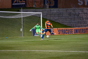 Syracuse was unable to create offense in a game which featured a total of nine shots from both sides. The Orange fell to the Blue Devils 1-0.