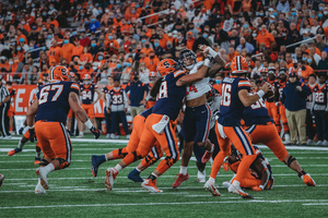 Garrett Shrader tied a Syracuse rushing record in the Orange's loss to Florida State.