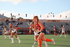 Laura Graziosi tallied SU’s only goal, her sixth of the season, against Virginia.
