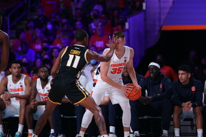 Syracuse shot 29% from the field, Jesse Edwards got into foul trouble and Cole Swider was 0-of-7 from beyond the arc.