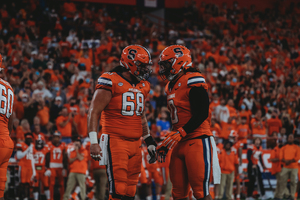 Syracuse’s offensive line allowed sacks on 9.7% of pass plays, which was sixth-worst nationally in 2021. 