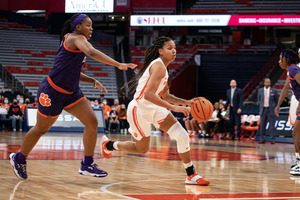 Five different Syracuse players recorded double-digit points in the win. 
