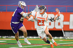 Tucker Dordevic started in all 13 of Syracuse's games last season, finishing with 23 goals and eight assists. 