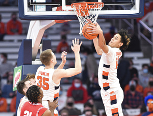 Cole Swider scored a career-high 21 points in Syracuse's 80-68 victory over Cornell.