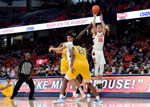 Buddy Boeheim scored five 3-pointers against Pittsburgh after making just four in the last two games. 