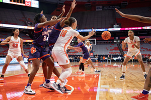 Syracuse dropped its fifth straight game in a 65-55 loss to No. 18 Georgia Tech.
