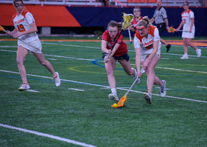Syracuse nearly blew the three-goal lead it had entering the fourth quarter against Stony Brook. 