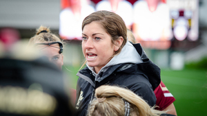 Kayla Treanor helped take Boston College to three national championship title game appearances. The Eagles won in 2021. 