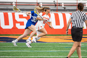 The Orange were held to a season-low four goals in the 15-4 loss to the Wildcats.