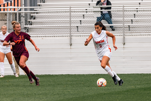 Alyssa Abramson has been playing all over the soccer field her entire career. Now, at Syracuse, she’s using her versatility to strengthen its young core.